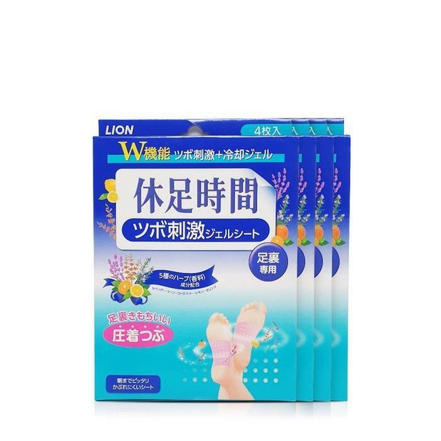 [휴족시간] 지압자극 쿨링시트 4매입(4박스)