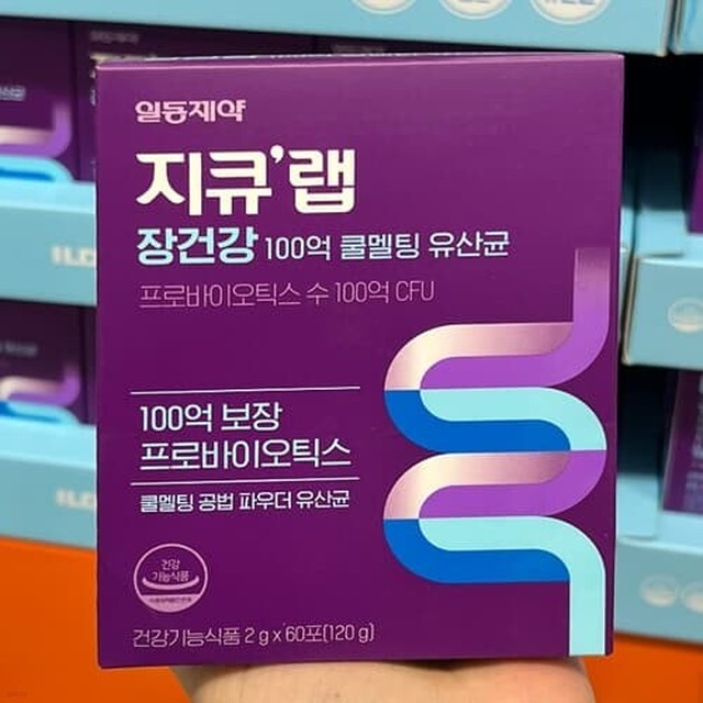 일동제약 지큐랩 장건강 프로바이오틱 100억 쿨멜팅 유산균 60포