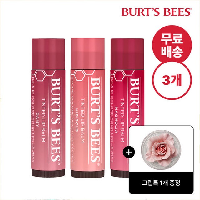 버츠비 [3개] 틴티드 립밤 3종