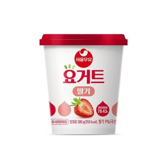 서울우유 요거트 딸기 380g x 6입